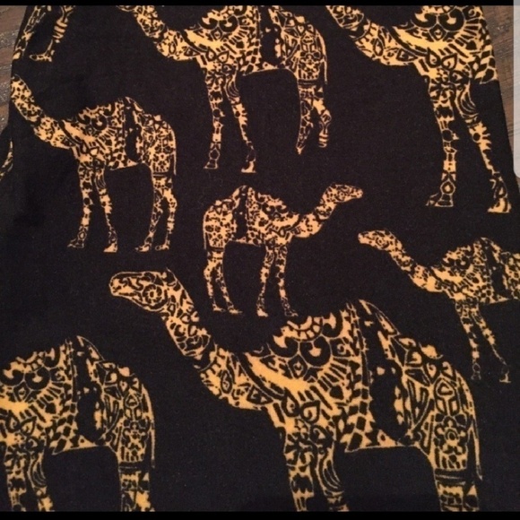 🐪 RARE UNICORN LULAROE CAMEL LEGGINGS🐪 - Picture 2 of 2
